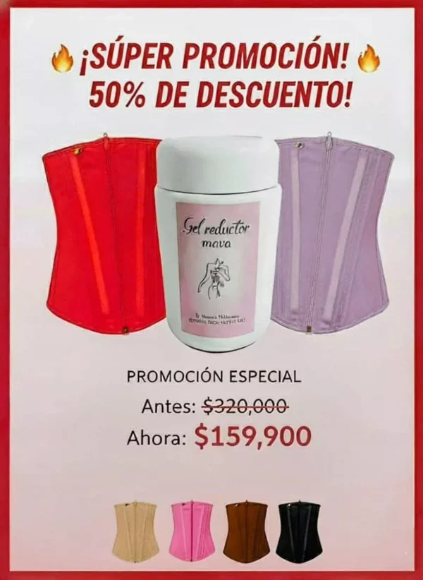 Faja Cinturilla Extrema Premium + gel reductor promoción